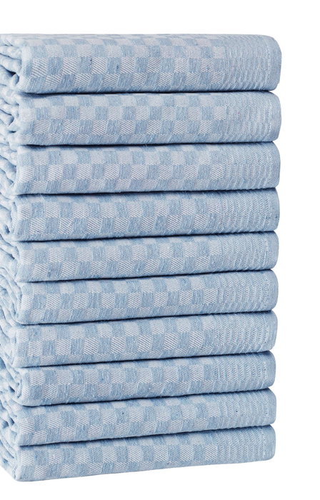 Hermia Juego de Paños de Cocina Lola - Azul Claro (10 piezas) Hermia Juego de Paños de Cocina Lola - Azul Claro (10 piezas)